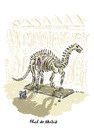 Cartoon: Fluch der Akribik (small) by Bettina Bexte tagged film,fluch,der,karibik,akribie,hausarbeit,putzfrau,museum,dinosaurier
