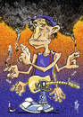 Cartoon: Keith Richards (small) by stip tagged keith,richards,rolling,stones,rock,guitar,smoke,cigarettes