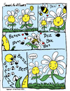 Cartoon: Secret Life of Flowers 1 (small) by thetoonist tagged flowers,bees,humor,satire