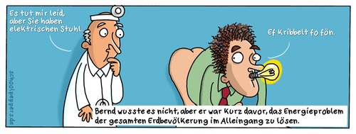 Cartoon: Schoolpeppers 207 (medium) by Schoolpeppers tagged artz,proktologe,krankheit,patient,umweltschutz,energie