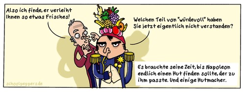 Cartoon: Schoolpeppers 47 (medium) by Schoolpeppers tagged napoleon,geschichte