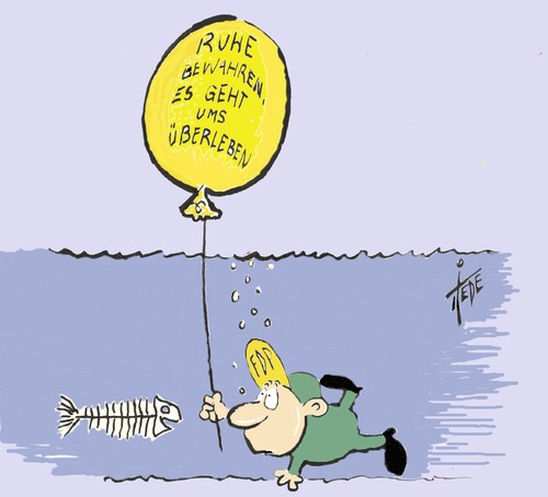 Cartoon: FDP-Ruhe (medium) by tiede tagged karikatur,cartoon,tiedemann,joachim,tiede,fdp,rösler,rösler,fdp,tiede,joachim,tiedemann,cartoon,karikatur