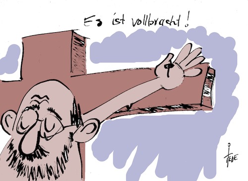 Cartoon: Koalitionsvertrag (medium) by tiede tagged martin,schulz,spd,martin,schulz,spd