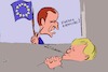 Cartoon: Aufruf Macron (small) by tiede tagged macron,europa,merkel,populismus,tiede,cartoon,karikatur