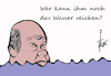 Cartoon: ...das Wasser reichen (small) by tiede tagged scholz,olaf,tiede,cartoon,karikatur