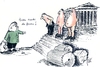 Cartoon: Hosen runter! (small) by tiede tagged finanzkrise griechenland euro merkel rettungsschirm greece tiedemann tiede