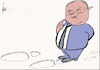 Cartoon: Laschet (small) by tiede tagged laschet,merkel,fußabdruck,tiede,cartoon,karikatur