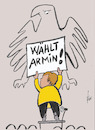 Cartoon: Notruf (small) by tiede tagged plenarsaal,merkel,wahlen,tiede,cartoon