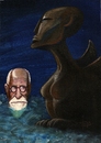 Cartoon: Sigmund Freud (small) by tiede tagged freud,sigmundfreud,psychoanalyse,psychoanalysis,tiefenpsychologie,sphinx,psychotherapie,tiedemann,tiede