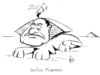 Cartoon: Sphinx Mubarak (small) by tiede tagged revolte ägypten mubarak