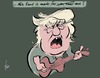 Cartoon: Trump s land (small) by tiede tagged donald trump woody guthrie bruce springsteen this land song cartoon karikatur tiede tiedemann