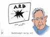Cartoon: Wer war das? (small) by tiede tagged maaßen,ard,attacke,tiede,cartoon,karikatur