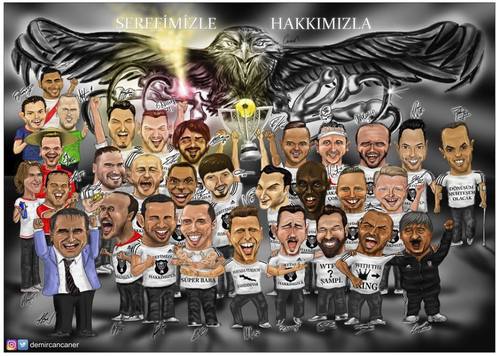 Cartoon: play dignity win integrity (medium) by Caner Demircan tagged seref,hakki,sampiyon