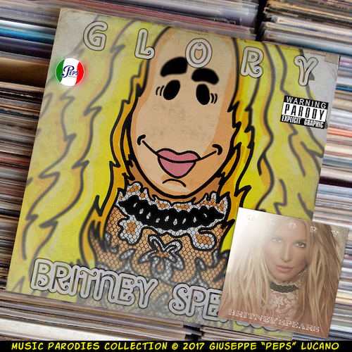 Cartoon: Britney Spears - Glory (medium) by Peps tagged britney,spears,glory
