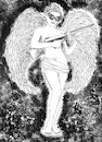 Cartoon: Angel (small) by Zlatko Iv tagged angel,fly,air,love,peace,security