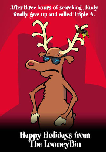 Cartoon: Happy Holidays (medium) by thelooneybin tagged holidays,humor,christmas,cartoon,funny