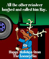 Cartoon: Happy Holidays (small) by thelooneybin tagged holiday cartoon humor christmas reindeer funny