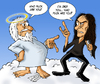 Cartoon: Ronnie James Dio (small) by Ludus tagged god dio