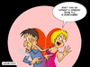Cartoon: Swine flu and love (small) by Ludus tagged flu