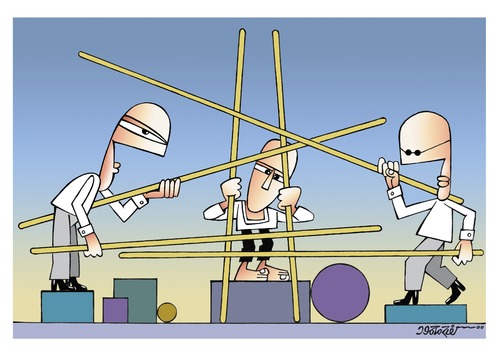 Cartoon: Prison (medium) by kifah tagged prison