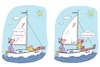 Cartoon: Segeln - Wende (small) by BuBE tagged segeln,wendemanöver,wende,meer,ozean,see,urlaub,segelboot,wind,segeltörn