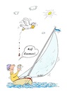 Cartoon: Segeln (small) by BuBE tagged segeln,segeltörn,wassersport,see,meer,boot,segelboot,urlaub