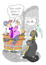 Cartoon: Sense (small) by BuBE tagged bar,sense,tod,trinken,feiern,sensemann