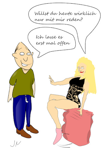 Cartoon: Bordellbesuch (medium) by Jochen N tagged bordell,puff,hose,offen,kuhstall,hosenschlitz,reißverschluss,lust,liebe,rotlicht,erotik,prosti,nutte,hure