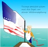 Cartoon: Die Segel streichen (small) by Jochen N tagged segel streichen aufgeben trump präsident usa klima klimaabkommen klimaerwärmung segelboot fahne flagge farbe farbtopf maler meer umweltzerstörung umweltverschmutzung