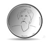 Cartoon: Gedenkmünze Merkel (small) by Jochen N tagged angela,merkel,mutti,angie,kanzlerin,gedenkmünze,münze,cdu,csu,deutschland,rücktritt,bundestagswahl,bundeskanzler,ewig,silber