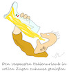 Cartoon: Trinkstiefel (small) by Jochen N tagged bier,alkohol,italien,urlaub,sperrzone,zuhause,corona,virus,covid,gesundheit,krank,pandemie