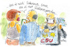 Cartoon: fake news (small) by REIBEL tagged fake,news,wahlversprechen,wahl,parteien,wähler,populismus