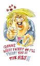 Cartoon: Trumpdays 3 (small) by REIBEL tagged trump,tweet,twitter,usa,präsident,macht