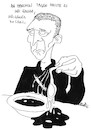 Cartoon: Uri Geller (small) by REIBEL tagged uri,geller,löffel,verbiegen,magier,illusionist,suppe,teller,essen