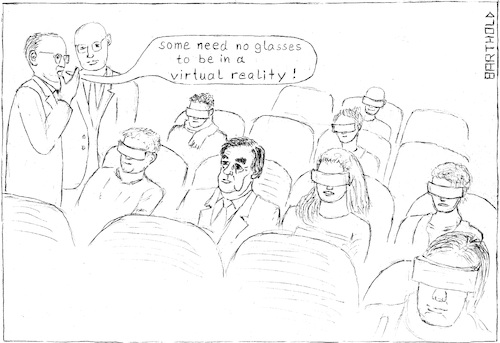 Cartoon: Fillon -still in the real world? (medium) by Barthold tagged fillon,virtualreality,vrglasses,cinemaaudience