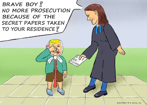 Cartoon: Inappropriate Compassion (medium) by Barthold tagged aileen,cannon,district,judge,florida,dismissal,lawsuit,prosecution,trump,document,affair,illegal,inappropriate,deposition,classified,documents,home,residence,criminal,case,bias,corruption,cartoon,caricature,barthold,aileen,cannon,district,judge,florida,dismissal,lawsuit,prosecution,trump,document,affair,illegal,inappropriate,deposition,classified,documents,home,residence,criminal,case,bias,corruption,cartoon,caricature,barthold