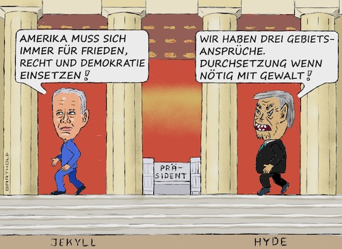 Cartoon: Machtübergabe (medium) by Barthold tagged stuhl,lincoln,memorial,joe,biden,doctor,jekyll,ethisches,handeln,einflussnahme,geht,donald,trump,mister,hyde,aggressives,auf,annexion,ausgerichtetes,auftreten,kommt,ansprüche,kanada,panama,grönland,cartoon,karikatur,barthold,stuhl,lincoln,memorial,joe,biden,doctor,jekyll,ethisches,handeln,einflussnahme,geht,donald,trump,mister,hyde,aggressives,auf,annexion,ausgerichtetes,auftreten,kommt,ansprüche,kanada,panama,grönland,cartoon,karikatur,barthold