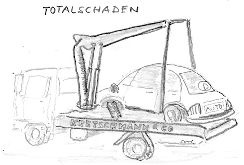 Cartoon: trump diesel (medium) by kritzelcarl tagged trump,diesel