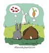 Cartoon: Männerphantasien (small) by OTTbyrds tagged hase,kaninchen,träume,essen,liebe,fortpflanzung,gedanken,karotte,möhre,hasendame,frühling,männer,hunger