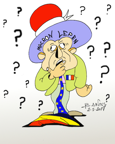 Cartoon: election in france (medium) by vasilis dagres tagged france,election