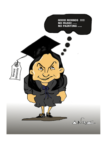 Cartoon: Greek Minister of Education (medium) by vasilis dagres tagged greece,europe,education