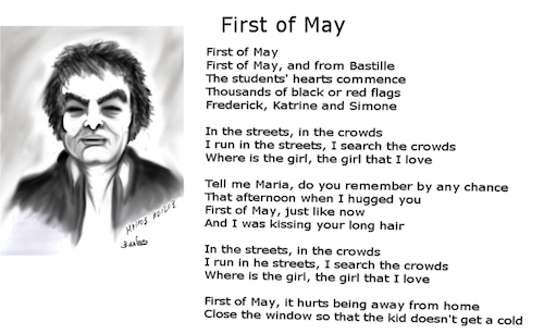 Cartoon: MANOS LOIZOS  First of May (medium) by vasilis dagres tagged first,of,may,work