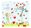 Cartoon: for lovers (small) by vasilis dagres tagged lovers,wisdom,strength