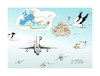 Cartoon: immigration -refugges -war (small) by vasilis dagres tagged syria,war,immigration,refugges