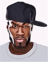 Cartoon: 50 cent (small) by didier D tagged 50cent
