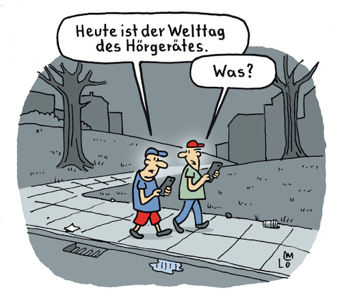 Cartoon: Gut hören (medium) by Lo Graf von Blickensdorf tagged hörgerät,welttag,hören,hörverlust,ohr,hörhilfe,karikatur,lo,graf,cartoon,mann,park,draußen,spazieren,schwerhörig,jugendliche,gehör,hno,arzt,hörgerät,welttag,hören,hörverlust,ohr,hörhilfe,karikatur,lo,graf,cartoon,mann,park,draußen,spazieren,schwerhörig,jugendliche,gehör,hno,arzt