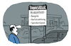 Cartoon: Benzinpreise (small) by Lo Graf von Blickensdorf tagged preiserhöhung,tankstelle,benzinpreise,abzocke,diesel,tanken,kartenzahlung,spendernieren,karikatur,lo,graf,cartoon,irankrieg,ölstaaten,krieg,spritpreise,naher,osten,kraftstoff,rekordpreise
