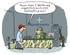 Cartoon: Homeoffice (small) by Lo Graf von Blickensdorf tagged bundeswehr,job,dritter,weltkrieg,jobsuche,homeoffice,kriek,karikatur,lo,graf,cartoon,bewerbung,offizier,personalbüro,karriere