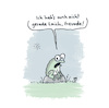 Cartoon: Schwere Zeiten (small) by Lo Graf von Blickensdorf tagged laich,frosch,cartoon,karikatur,schwere,zeit,lo,quak,kröte,laichen