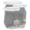 Cartoon: Vor der Haustür (small) by Lo Graf von Blickensdorf tagged blinddate,verabredung,tinder,flirt,mann,frau,beziehung,paar,nacht,hauszür,liebe,sex,karikatur,cartoon,lo,pärchen